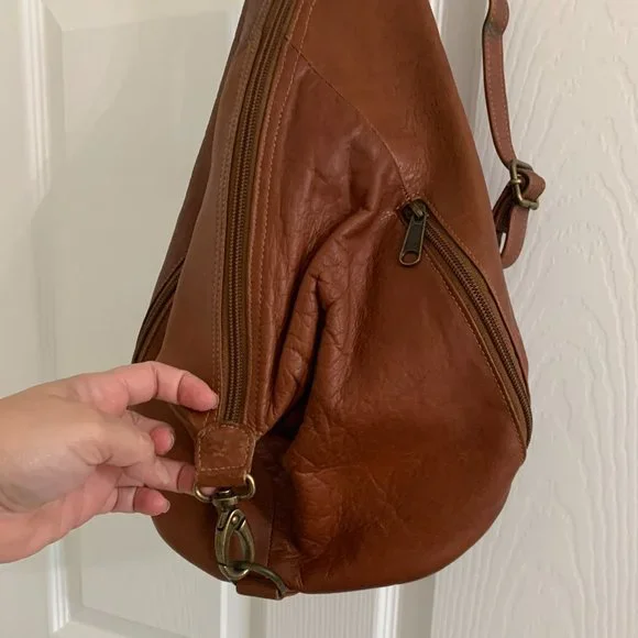 Genuine Leather Made In Colombia Backpack. - Picture 3 of 16